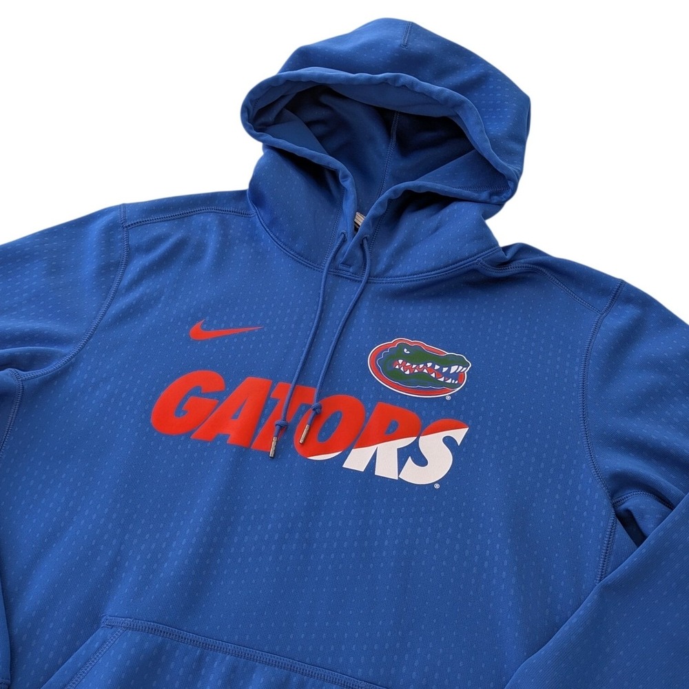 Nike Florida Gators Therma-FIT‎ Hoodie Mens L Blue Performance Sweatshirt